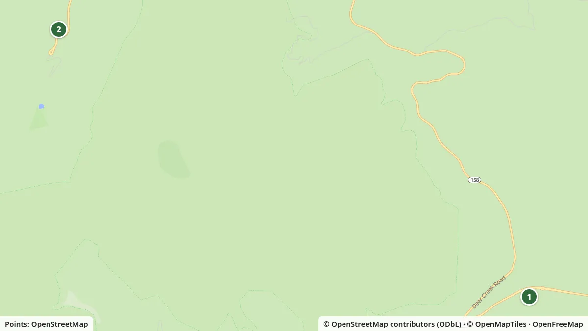 Map of Mountain biking on Mount Charleston showing Spring Mountains Visitor Gateway, Kyle Canyon Road and Lower Bristlecone Trailhead, Lee Canyon Road, from OpenStreetMap data.